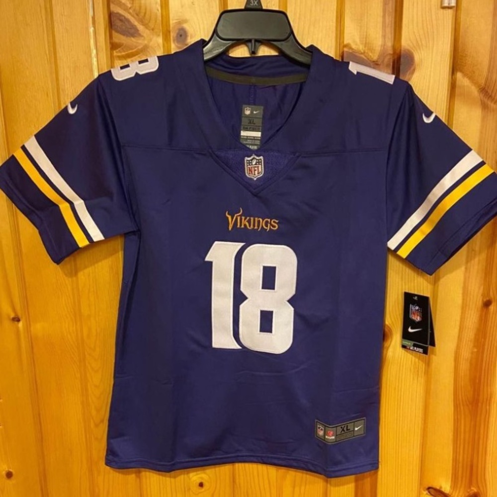 Brand new Justin Jefferson Jersey Minnesota Vikings YOUTH - Picture 2 of 2